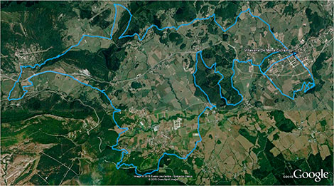 Recorrido Templaria